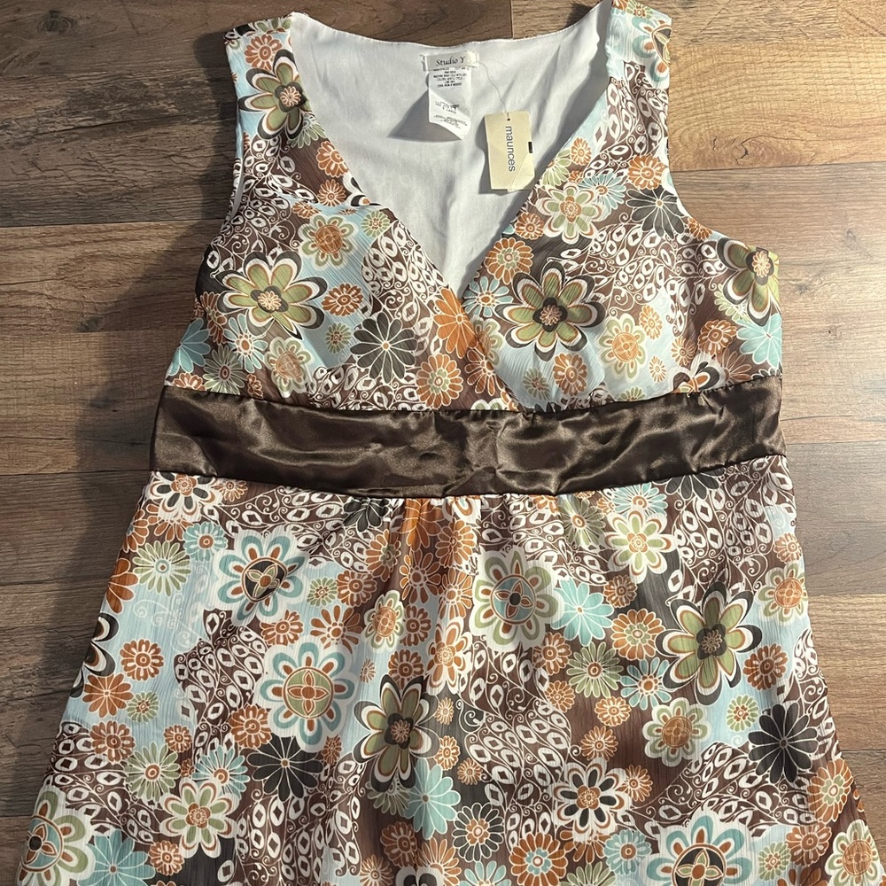 Maurices Floral Patterned Tank